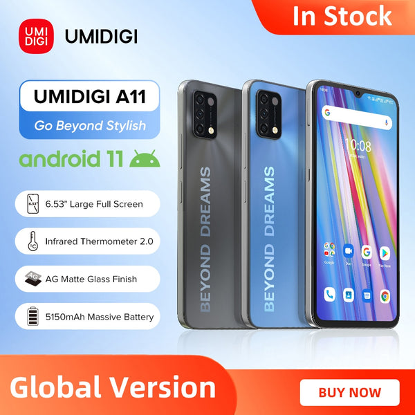 UMIDIGI A11 - The Ultimate Android 11 Smartphone - Lightning-Fast, Crystal-Clear and Packed with ...