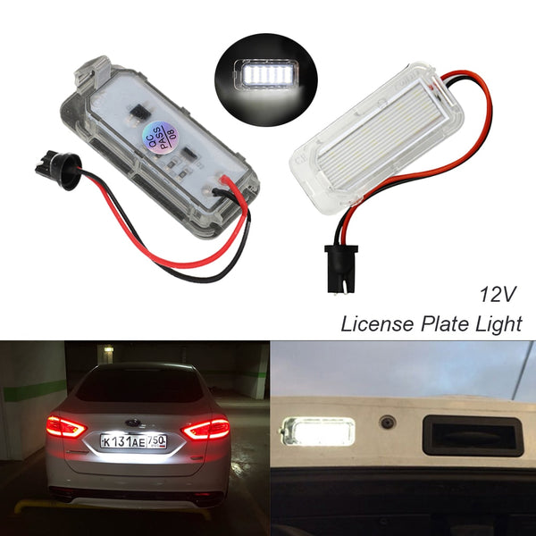 Upgrade Your Ford with Sleek 12V Car License Plate Lights - Turn Heads and Stay Visible Day or Night