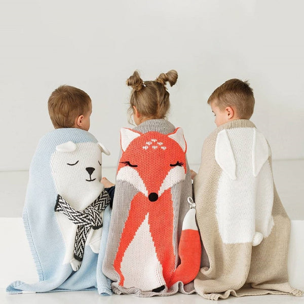 BERRY'S BUYS™ 1pc Baby Cotton Blanket - Keep Your Little One Cozy and Stylish - Perfect for Swaddling, Strollers and Photos - Berry's Buys