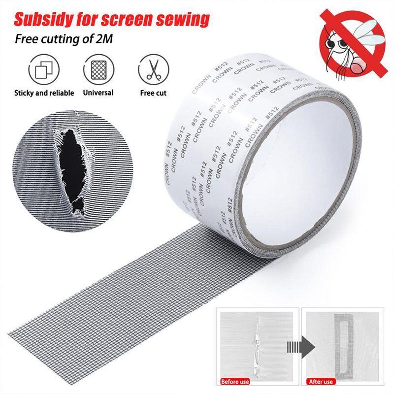 Screen Repair Tape - Say Goodbye to Unsightly Screen Tears - The Ultimate Solution for Mosquito-F...