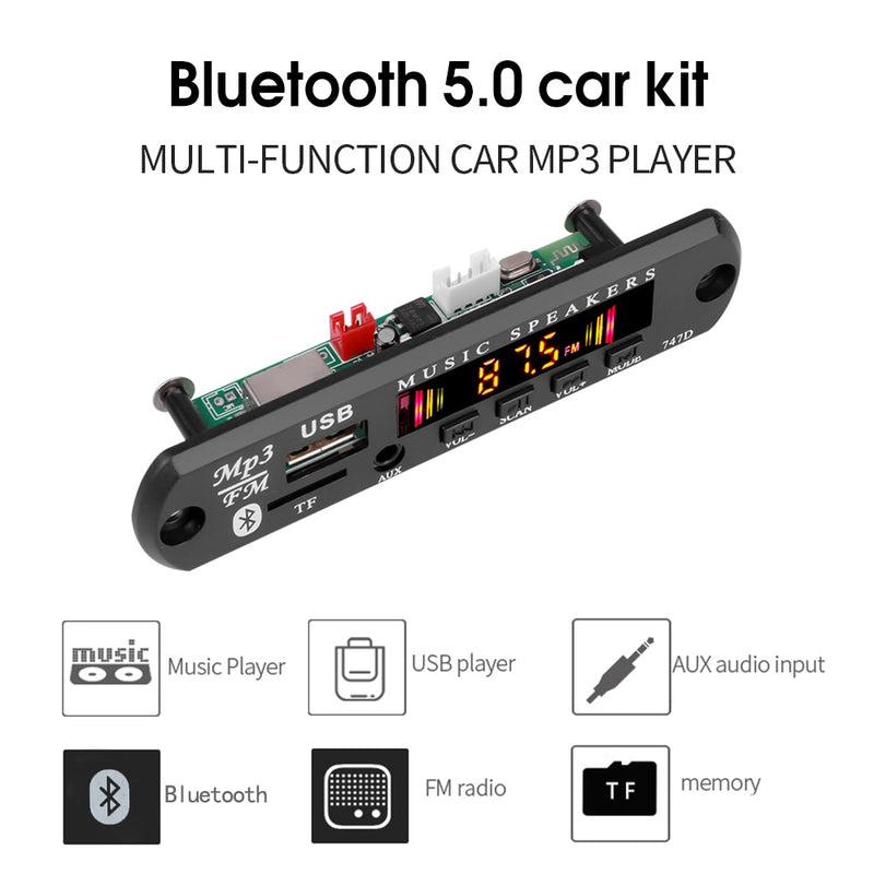 Wireless Bluetooth 5.0 MP3 Decoder Board - Upgrade Your Car Audio System with High-Quality Sound ...
