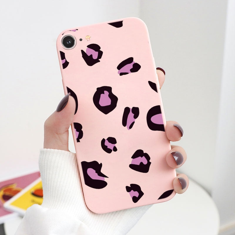 BERRY'S BUYS™ Flower Cartoon Celular Case - Protect Your iPhone 7/8/SE 2020 in Style with Sam Armor's High-Quality Silicone TPU Cover! - Berry's Buys