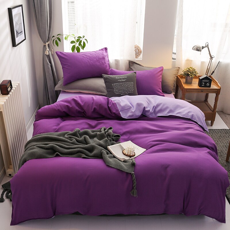 Solid Orange Color Bedding Set - Cozy Up Your Bedroom with a Vibrant Pop of Color - Crafted from ...