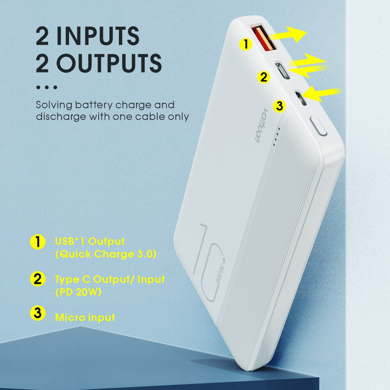 VOTHOON QC + PD Power Bank - Never Run Out of Battery Again - Reliable and Lightning Fast Chargin...