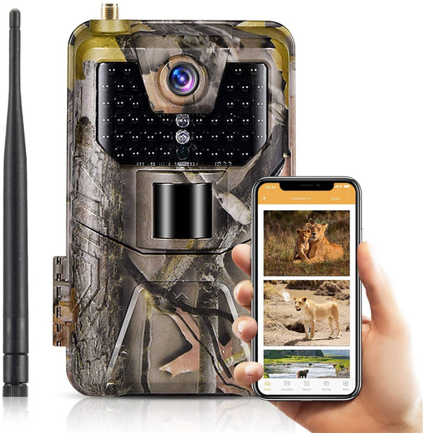 Outdoor 2G Trail Camera - Capture Wildlife in Stunning 4K HD with Advanced Cellular Technology - ...