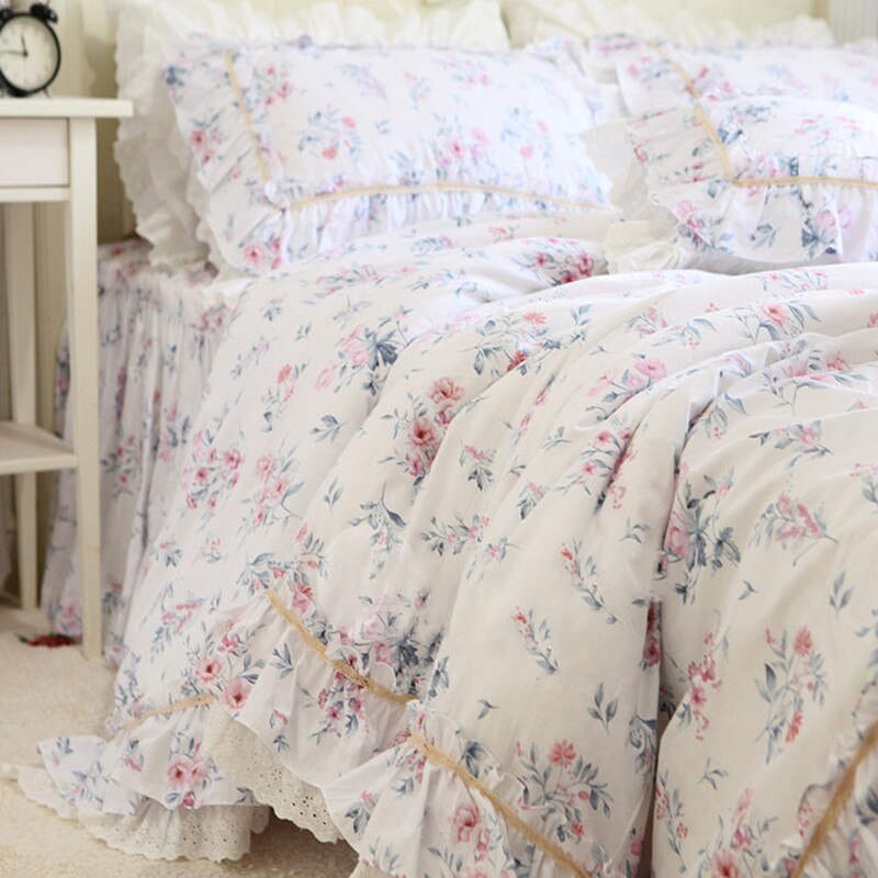 Julliette Dream Flower Print Bedding Set - Transform Your Bedroom into a Serene Oasis - Experienc...