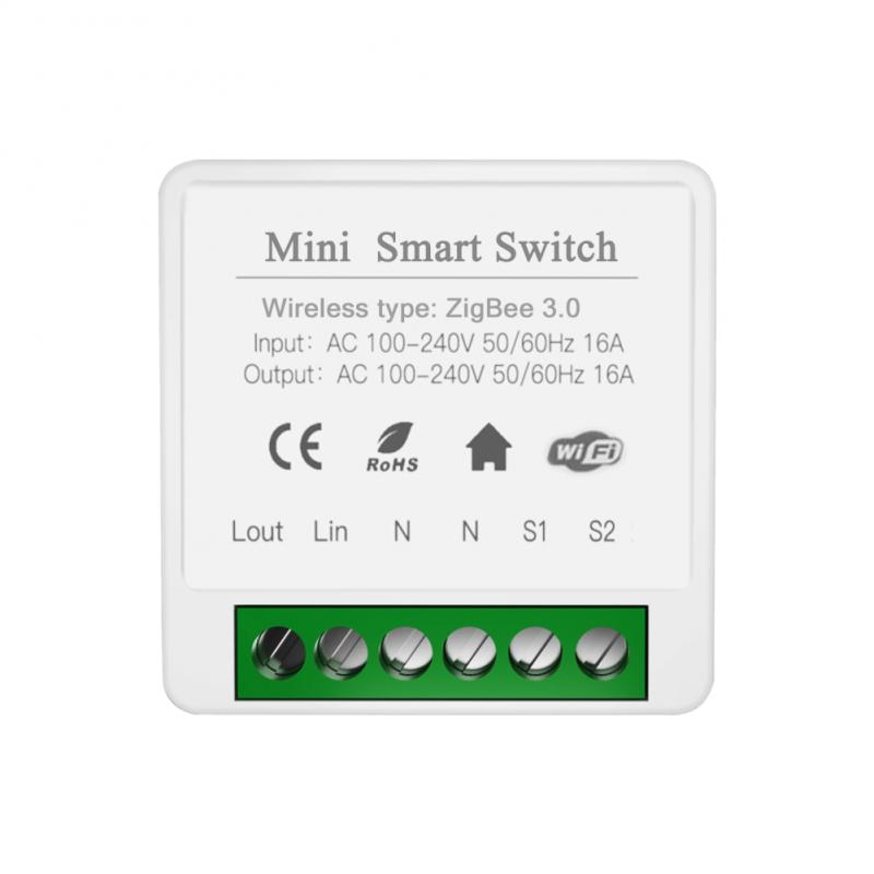 BERRY'S BUYS™ 16A Mini Smart ZigBee Tuya DIY Switch - Control Your Home Anywhere with Ease - Upgrade Your Smart Home Today! - Berry's Buys