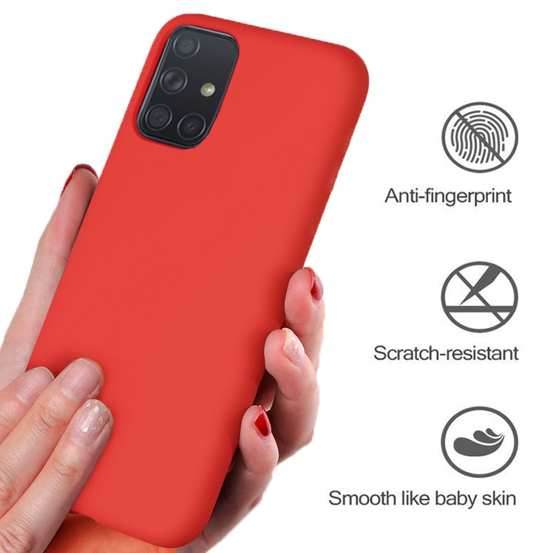 Liquid Silicone Soft Cover for Samsung Galaxy - The Ultimate Solution for Phone Protection - Keep...