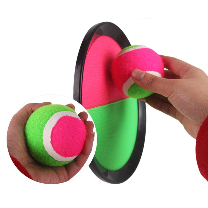 Kids Sucker Sticky Ball Toy - Fun Outdoor Sports Game Set for Parent-Child Bonding - Develop Gras...