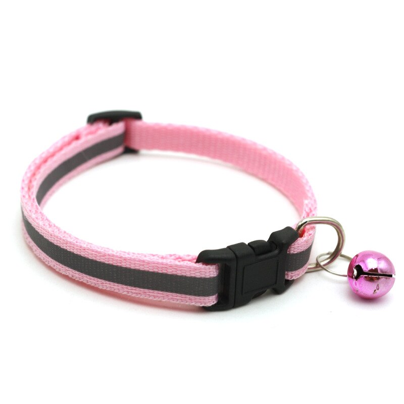 Reflective Nylon Dog Collar - Keep Your Pet Safe and Stylish During Nighttime Walks - Adjustable ...