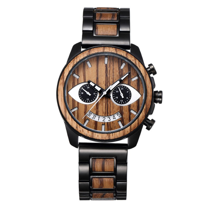 Wood Wrist Watch for Men - Stylish and Durable Timepiece - Perfectly Completes Your Look