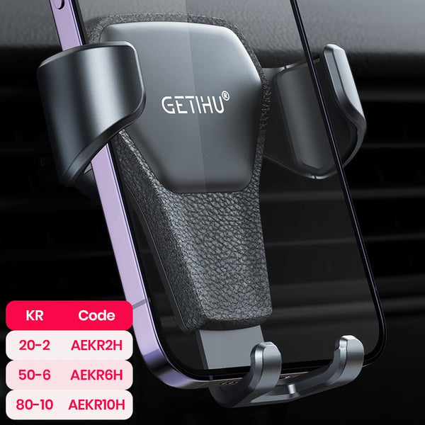 BERRY'S BUYS™ GETIHU Gravity Car Holder - Keep Your Phone Secure While Driving - Hands-free Navigation and Versatile Compatibility - Berry's Buys