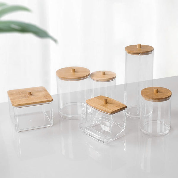 BERRY'S BUYS™ Cotton Swab Storage Box - Keep Your Space Tidy and Elegant - The Perfect Eco-Friendly Solution - Berry's Buys