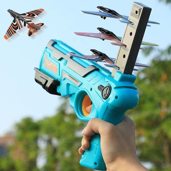 BERRY'S BUYS™ Children's Toy Ejection Aircraft Shooting Game - Take to the skies with your child and enhance their hand-eye coordination and motor skills without breaking the bank! - Berry'