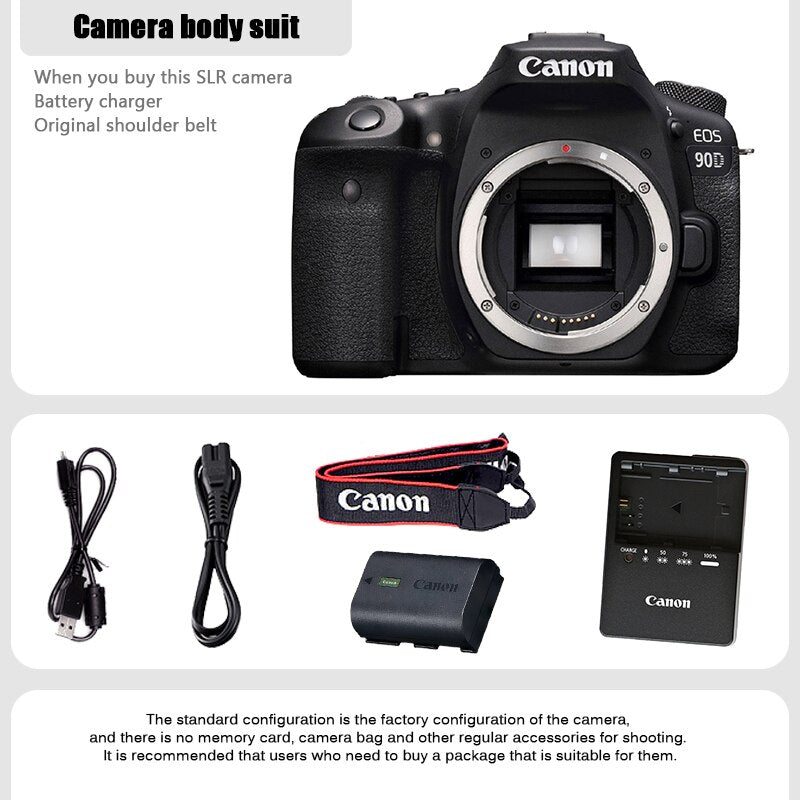 BERRY'S BUYS™ Canon EOS 90D DSLR Camera - Capture Every Detail with Ease - Elevate Your Photography Skills - Berry's Buys