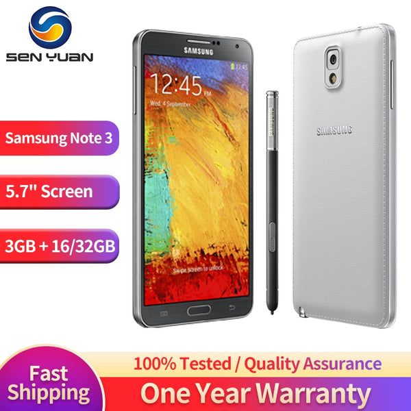 Refurbished Samsung Galaxy Note 3 N9005 - Power and Style in Your Hands - Upgrade to Lightning-Fa...