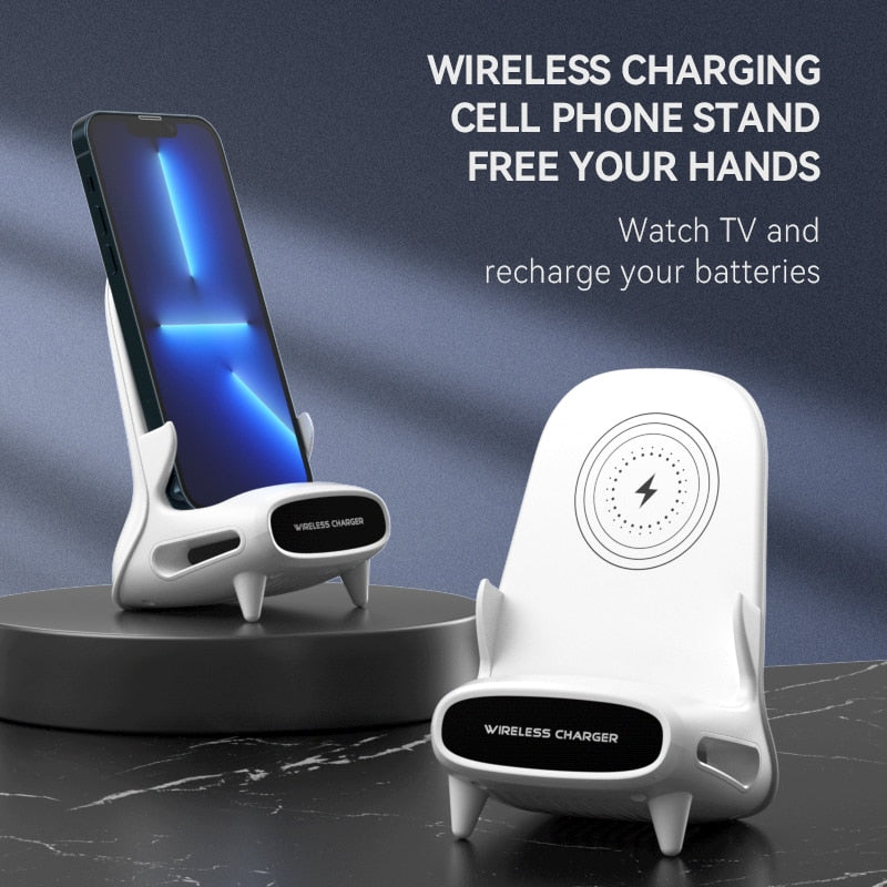 BERRY'S BUYS™ Cell Phone Wireless Charger Stand - Fast and Convenient Charging for Your Devices - Never Run Out of Battery Again! - Berry's Buys
