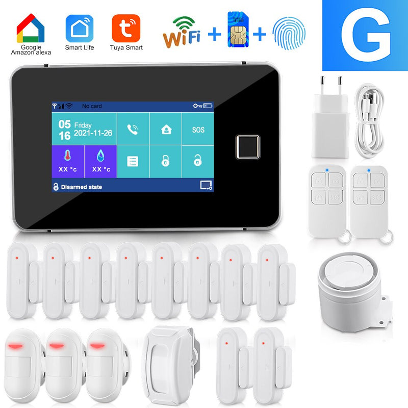 BERRY'S BUYS™ Camaroca Tuya WiFi Alarm System - Protect Your Smart Home with Ease - Enjoy Peace of Mind - Berry's Buys