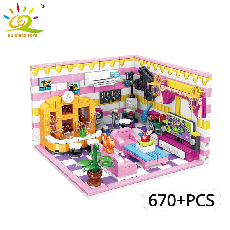 BERRY'S BUYS™ HUIQIBAO 595pcs Micro Building Blocks Set - Unlock Your Child's Creativity with Endless Possibilities! - Berry's Buys