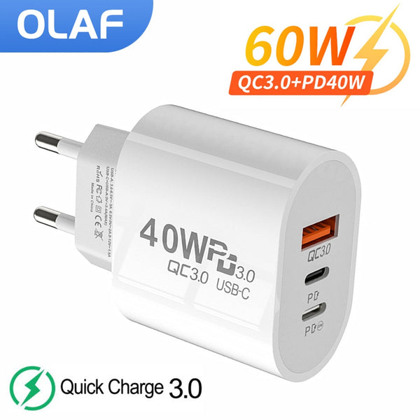 Olaf USB C Charger - Charge Multiple Devices at Lightning-Fast Speeds - Maximize Your Productivity!