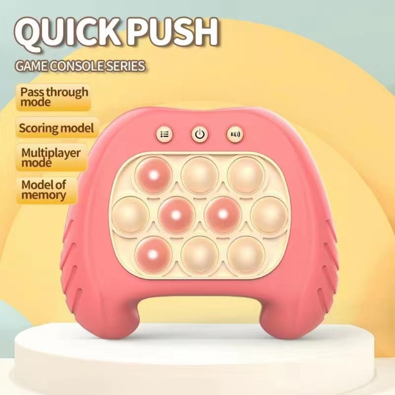 Pop Push Children's Press Handle Fidget Toy - Whac-A-Mole Fun for Fine Motor Skills Development a...