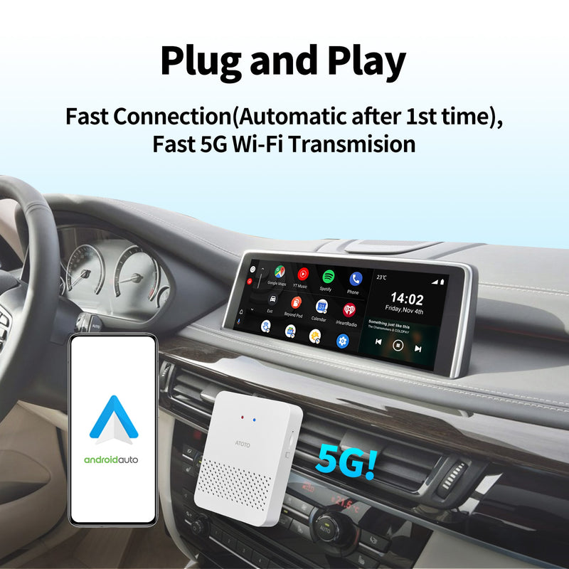 BERRY'S BUYS™ ATOTO AD3 Wireless Android Auto Adapter - Upgrade Your Driving Experience - Enjoy Stable and Fast Connectivity On-The-Go - Berry's Buys