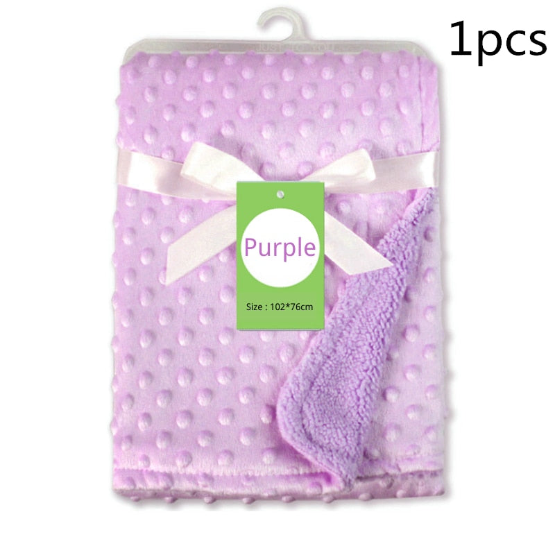 BERRY'S BUYS™ Baby Fleece Blanket - Keep Your Little One Cozy All Year Round - The Ultimate in Comfort and Style - Berry's Buys