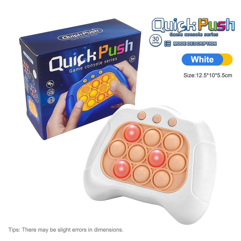 BERRY'S BUYS™ Hot Pop Quick Push Bubbles Game Console - Your Ultimate Stress-Buster - Relax and Play Anytime, Anywhere! - Berry's Buys
