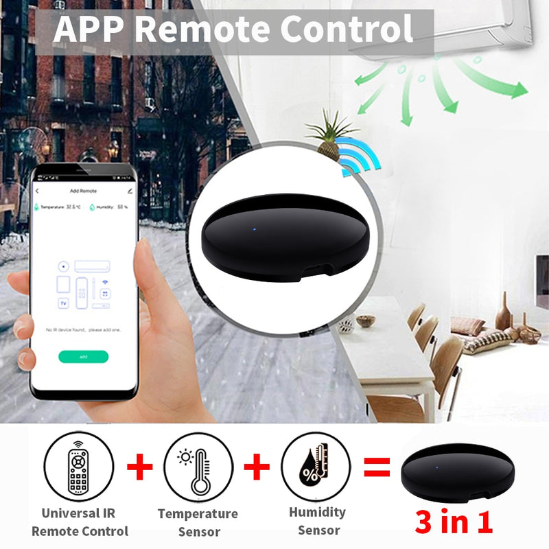 Tuya Smart IR Remote Control - Effortlessly Control Your Home Devices with Real-time Environment ...