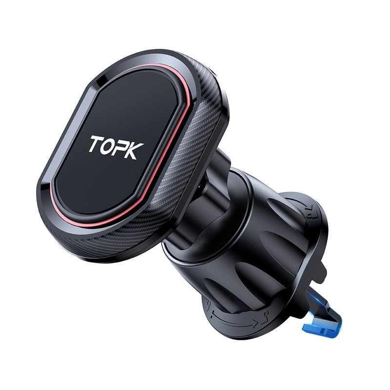 TOPK Magnetic Car Phone Holder - The Ultimate Hands-Free Solution for Safe Driving