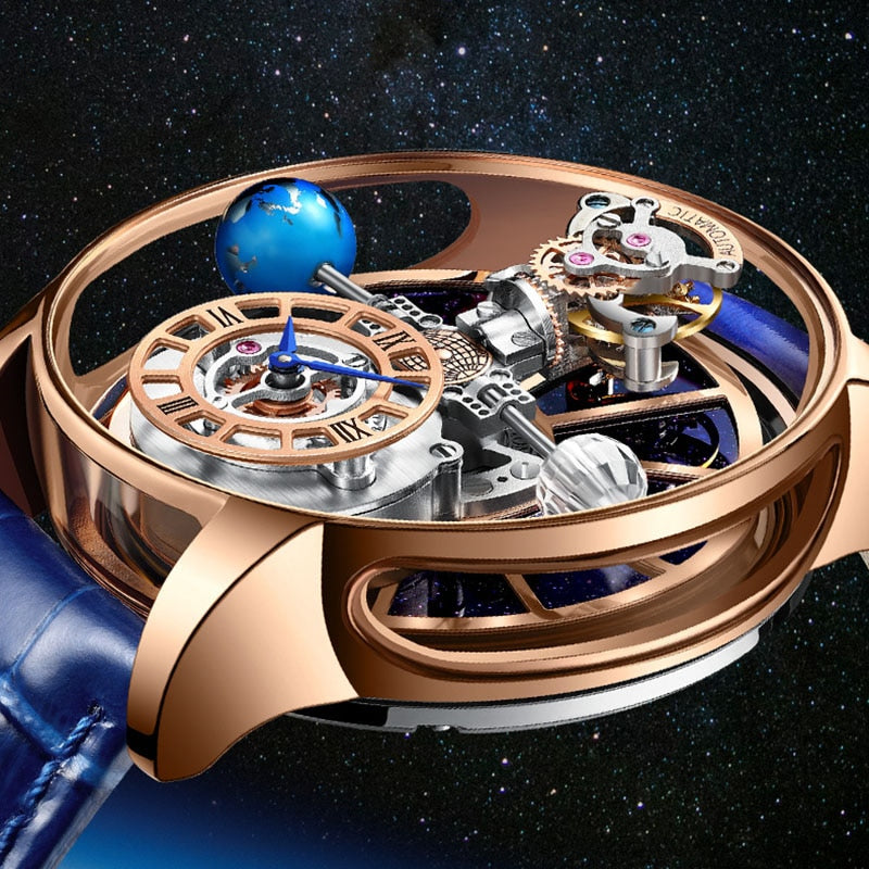 PINDU Celestial Body Series "sky" Quartz Watch - Elevate Your Style with this Elegant Timepiece -...