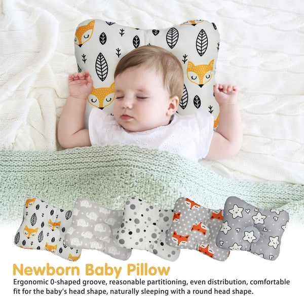 MOONBIFFY Anti Roll Pillow - Keep Your Baby Comfortable and Safe While Sleeping - The Ultimate So...