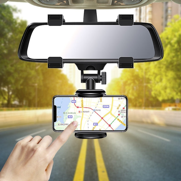 BERRY'S BUYS™ Car Rearview Mirror Mount Car Phone Bracket - Keep Your Phone Secure and Accessible While You Drive - Stay Connected and Focused on the Road Ahead. - Berry's Buys