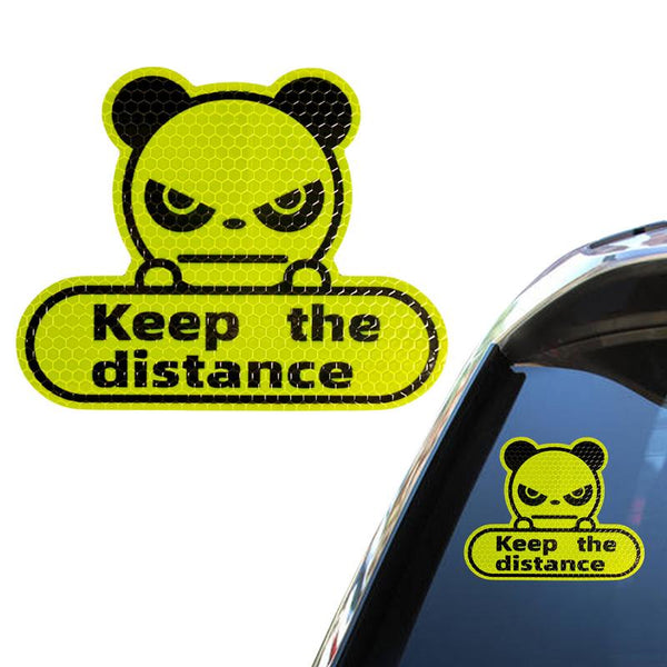 Reflector Stickers For Car Creative Cartoon Panda - Stay Safe and Be Seen on the Road - Ensure Ma...