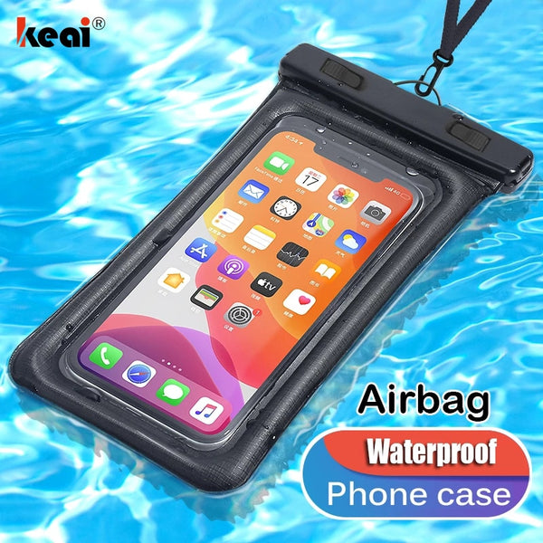 BERRY'S BUYS™ IP68 Universal Waterproof Phone Case - Keep Your Device Safe and Dry During Water Activities - Enjoy All Your Favorite Water Sports without Worrying about Damaging Your Phone!
