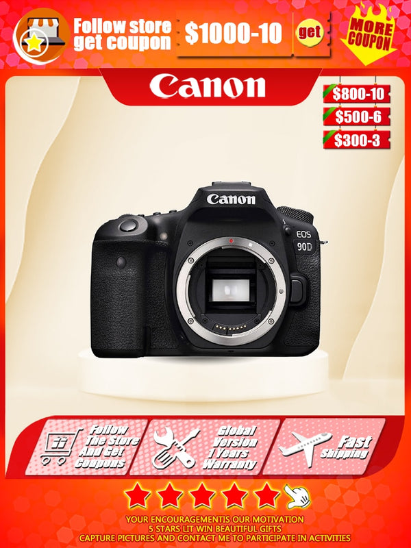 BERRY'S BUYS™ Canon EOS 90D DSLR Camera - Capture Every Detail with Ease - Elevate Your Photography Skills - Berry's Buys