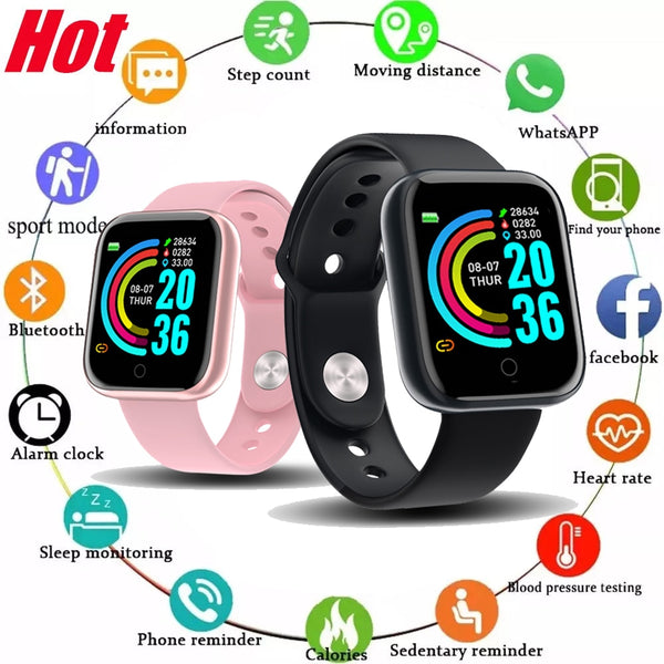 Y68 Smart Watch - Your Ultimate Health and Connectivity Partner - Stay Fit and Connected All Day!