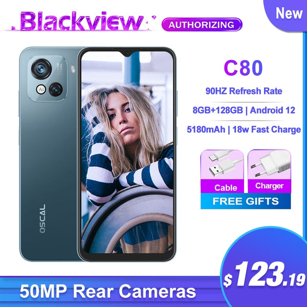 BERRY'S BUYS™ Blackview Oscal C80 - Capture Life's Moments in Crystal-Clear Clarity - 8GB RAM and 128GB Storage - Berry's Buys