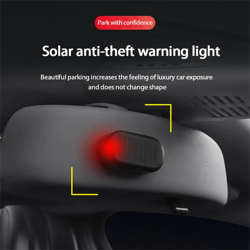 Universal Car Fake Solar Power Alarm Lamp - Keep Your Vehicle Safe with Powerful Anti-Theft Prote...