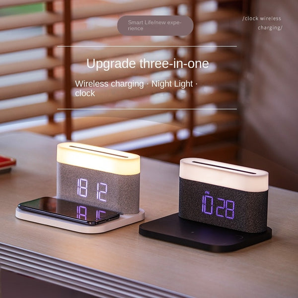 BERRY'S BUYS™ Digital Alarm Clock LED Night Light Wireless Charging 15W - The Ultimate Bedside Companion - Enhance Your Sleep Experience - Berry's Buys