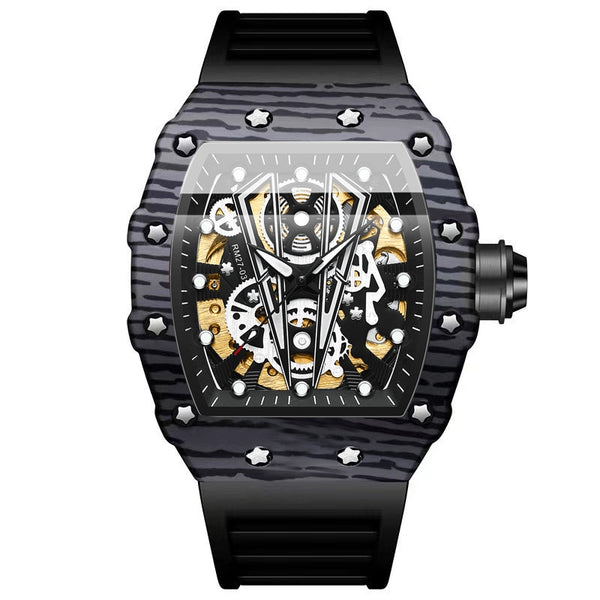 RUIMAS Luxury Brand Tonneau Automatic Watch - Style and Precision Combined - Perfect for Everyday...