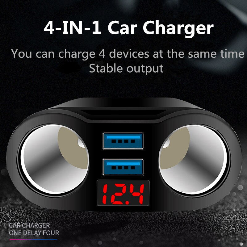 BERRY'S BUYS™ 3.1A Dual USB Car Charger - Charge Your Devices On-The-Go - Never Run Out Of Battery Again! - Berry's Buys