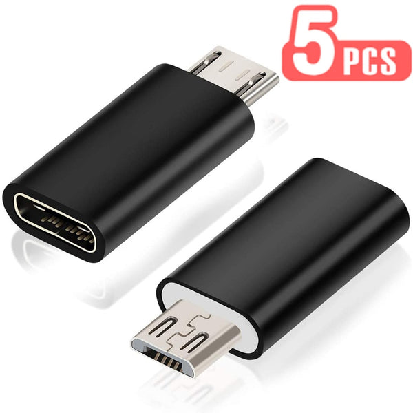 USB Type C Female To Micro USB Male Adapter Connector - Charge Your Phone Anywhere - Enjoy Effort...