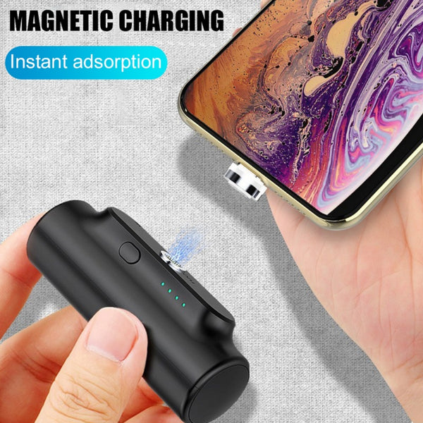 Magnetic Mini Power Bank - Charge Your Devices Anytime, Anywhere - Fast and Efficient Charging on...
