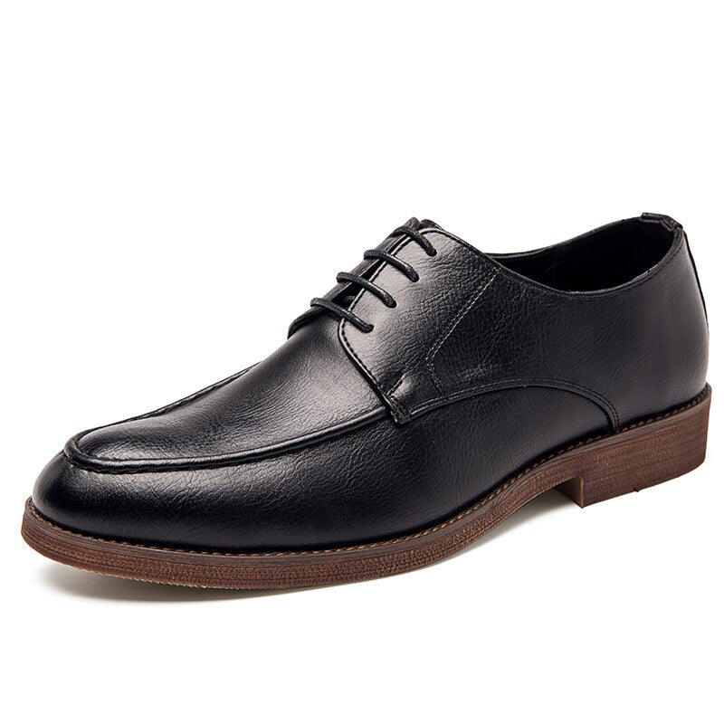 BERRY'S BUYS™ Fashion Men Dress Shoes Plus Size 38-47 - Elevate Your Formal Look to New Heights - Durable and Stylish Microfiber Leather Shoes - Berry's Buys