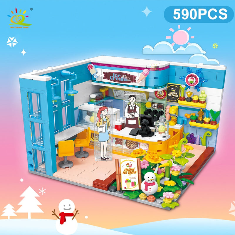 BERRY'S BUYS™ HUIQIBAO 595pcs Micro Building Blocks Set - Unlock Your Child's Creativity with Endless Possibilities! - Berry's Buys