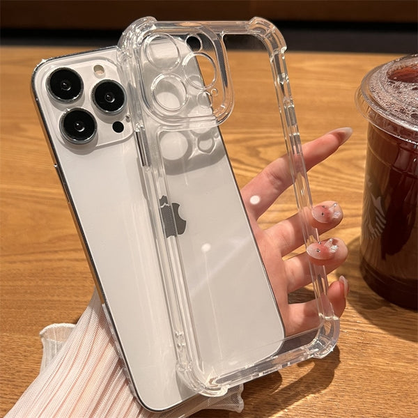 Luxury Shockproof Transparent Case - Protect Your iPhone in Style - Unbeatable Everyday Protection