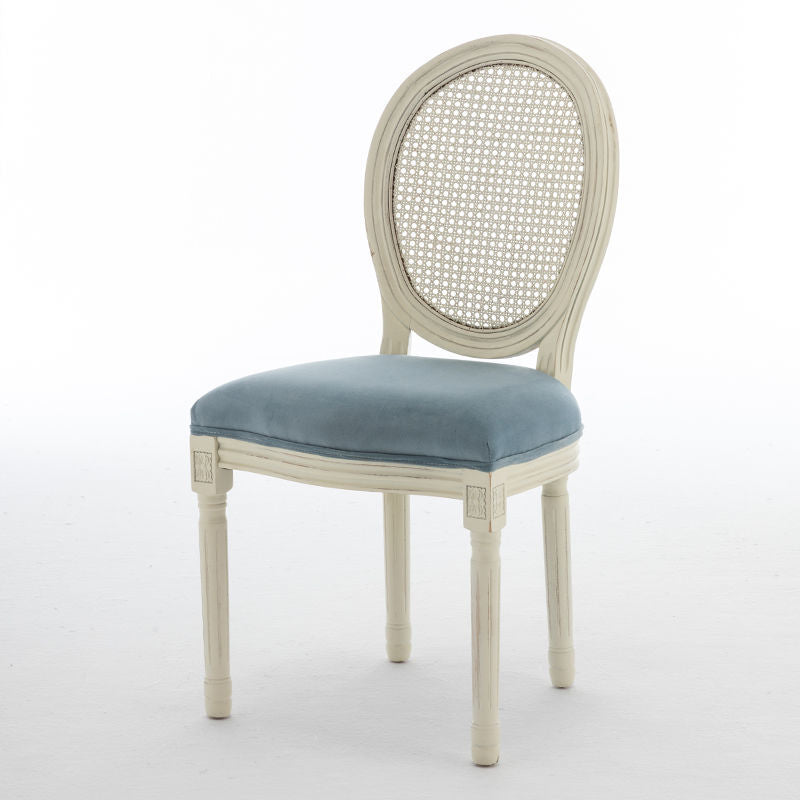 Retro Rattan Dining Chair - Add a Touch of French Country Charm to Your Home - Stylish and Comfor...