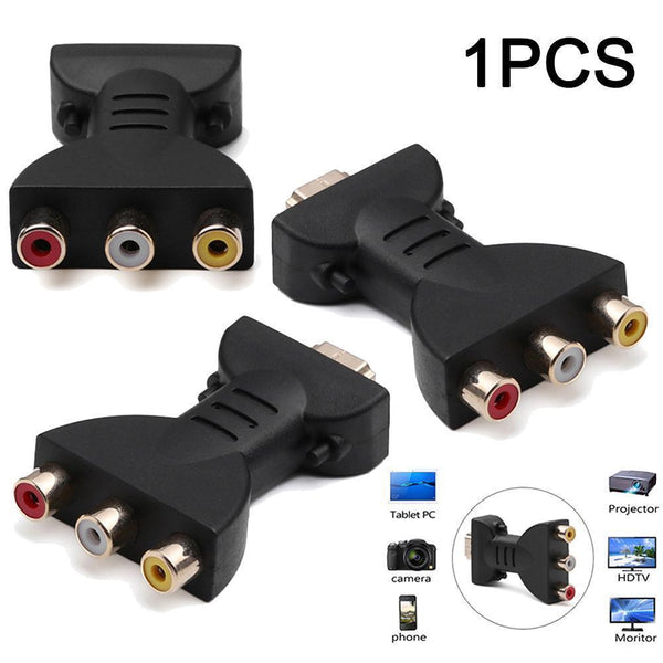 BERRY'S BUYS™ HD 1080P RCA AV To HDMI-compatible Composite Adapter Converter - Upgrade Your Home Entertainment Experience - Enjoy HD Quality on Any TV! - Berry's Buys