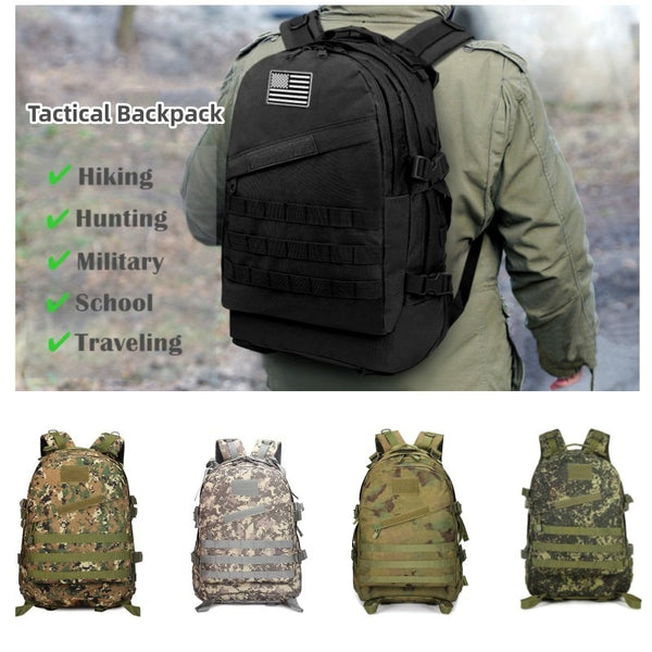 Tactical Backpack Men's Molle Rucksack - The Ultimate Companion for Outdoor Adventures - Stay Org...